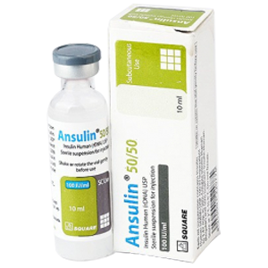 Ansulin 50/50 100IU/ml 10ml Injection