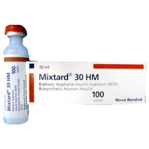 Mixtard 30 100 IU 10 ml (1 vial)