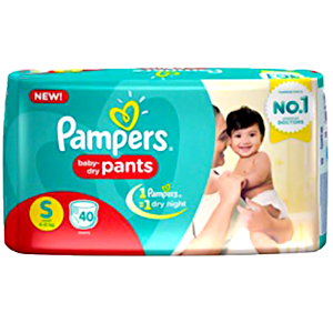 Pampers Baby Dry Pants Diaper Pant small 40 pcs