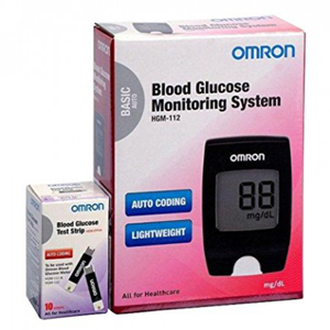 Omron HGM-112 Blood Glucose Monitoring Meter