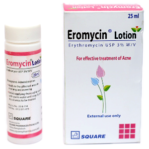 Eromycin lotion