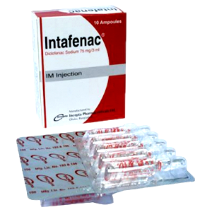 Intafenac 75mg/3ml Injection