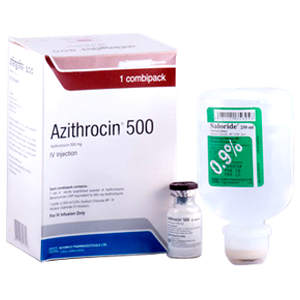 Azithrocin 500 iv inj.