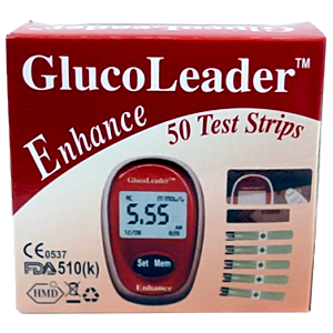 Gluco Leader Enhance Red 50 Strips