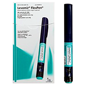 Levemir Flexpen 100 unit/mL (3 mL) solution subcutaneous insulin pen