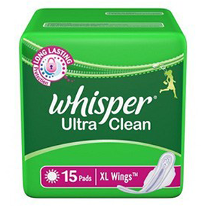 Whisper Ultra Clean 15pcs